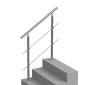 VEVOR 100,1 cm Κιγκλιδώματα για Εξωτερικά σκαλοπάτια 2 Εγκάρσιες ράβδοι Σκάλα για Βεράντα