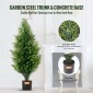 VEVOR Artificial Cedar Topiary Tree, ύψους 36 ιντσών (2 τεμάχια), με έξτρα φύλλα & γλάστρα Faux αειθαλές φυτό ψεύτικο πεύκο κυπαρίσσι, σετ τεχνητής πρασίνου με αξιολόγηση UV για διακόσμηση σπιτιού εσωτερικού/εξωτερικού χώρου