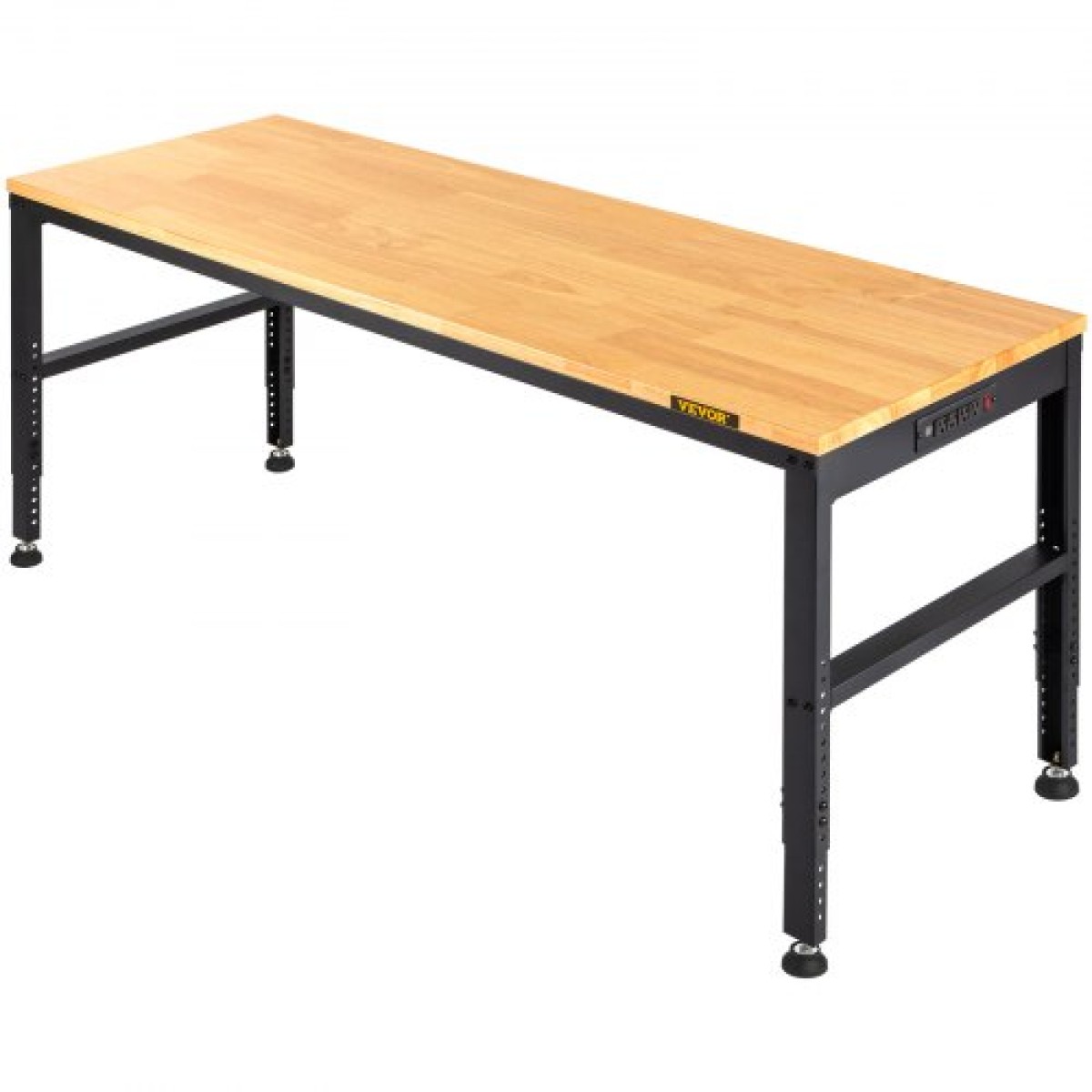 VEVOR ρυθμιζόμενο ύψος πάγκος εργασίας 121,9 cm L x 50,8 cm W Τραπέζι πάγκου εργασίας με πρίζα