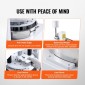VEVOR Dough Divider Rounder, 40PCS Manual Dough Equal Divider Machine, 1,06oz - 4,94oz Χειροπίεση Κόφτης ζύμης με δίσκο και λεπίδα από ανοξείδωτο ατσάλι 304, Αρτοποιός για αρτοποιεία, εστιατόρια, εμπορικά καταστήματα