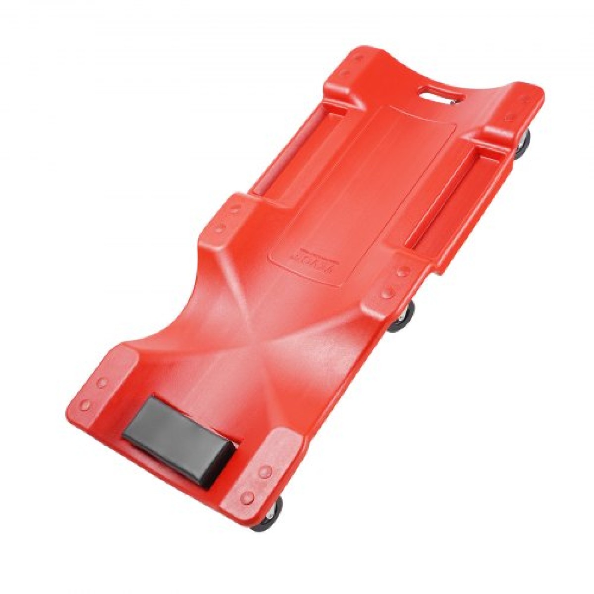 VEVOR Mechanic Plastic Creeper, 914 mm, χωρητικότητας 158,8 kg Automotive Rolling Garage Creeper με χυτευμένο εργονομικό σώμα HDPE με επένδυση και διπλούς δίσκους εργαλείων 6 τροχούς, για επισκευή αυτοκινήτων Garage Shop