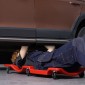 VEVOR Mechanic Plastic Creeper, 914 mm, χωρητικότητας 158,8 kg Automotive Rolling Garage Creeper με χυτευμένο εργονομικό σώμα HDPE με επένδυση και διπλούς δίσκους εργαλείων 6 τροχούς, για επισκευή αυτοκινήτων Garage Shop