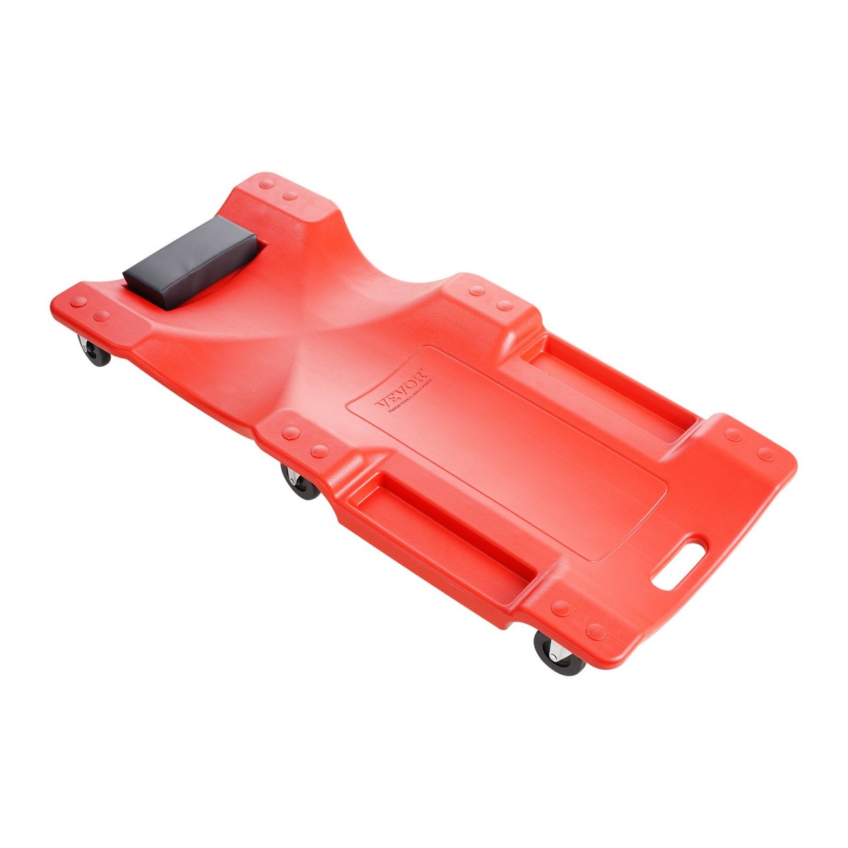 VEVOR Mechanic Plastic Creeper, 914 mm, χωρητικότητας 158,8 kg Automotive Rolling Garage Creeper με χυτευμένο εργονομικό σώμα HDPE με επένδυση και διπλούς δίσκους εργαλείων 6 τροχούς, για επισκευή αυτοκινήτων Garage Shop