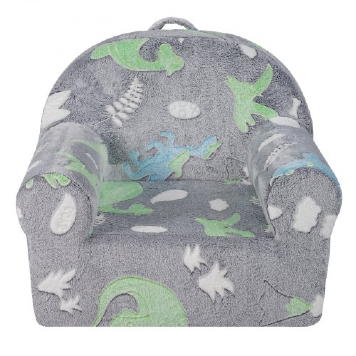 VEVOR Toddler Chair, Παιδική πολυθρόνα Comfy, Παιδική καρέκλα Καναπές-κρεβάτι Glow in The Dark, Παιδική καρέκλα Κάθισμα Playroom Έπιπλα για Παιδιά Κορίτσια & Αγόρια, Γκρι