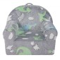 VEVOR Toddler Chair, Παιδική πολυθρόνα Comfy, Παιδική καρέκλα Καναπές-κρεβάτι Glow in The Dark, Παιδική καρέκλα Κάθισμα Playroom Έπιπλα για Παιδιά Κορίτσια & Αγόρια, Γκρι