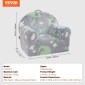 VEVOR Toddler Chair, Παιδική πολυθρόνα Comfy, Παιδική καρέκλα Καναπές-κρεβάτι Glow in The Dark, Παιδική καρέκλα Κάθισμα Playroom Έπιπλα για Παιδιά Κορίτσια & Αγόρια, Γκρι