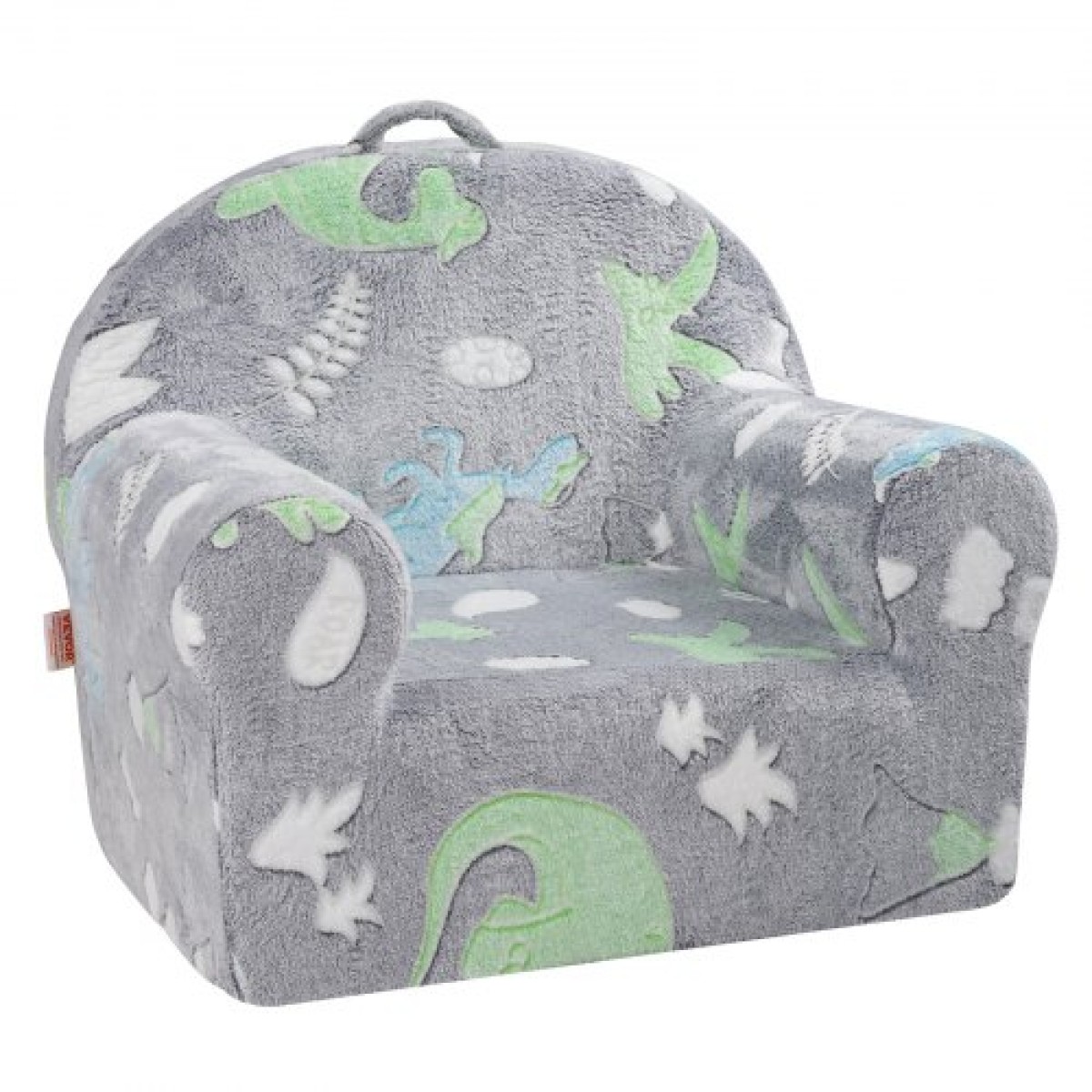 VEVOR Toddler Chair, Παιδική πολυθρόνα Comfy, Παιδική καρέκλα Καναπές-κρεβάτι Glow in The Dark, Παιδική καρέκλα Κάθισμα Playroom Έπιπλα για Παιδιά Κορίτσια & Αγόρια, Γκρι
