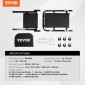 VEVOR 101,6 cm Foldable Z Garage Creeper Mechanic Creeper Σκαμπό 204,1 kg Χωρητικότητα