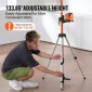 VEVOR Laser Level Tripod 10,2 cm-20 & 20,3 cm-11 Thread 1040-3400 mm Height Adjust