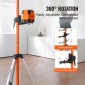 VEVOR Laser Level Tripod 10,2 cm-20 & 20,3 cm-11 Thread 1040-3400 mm Height Adjust