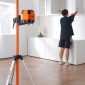 VEVOR Laser Level Tripod 10,2 cm-20 & 20,3 cm-11 Thread 1040-3400 mm Height Adjust