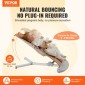 VEVOR Baby Bouncer, Πτυσσόμενο κάθισμα Bouncer για μωρά 0-9 μηνών, Καρέκλα Bouncer για νεογέννητο με 2 γωνίες ανάκλισης & λουρί 3 σημείων, φορητό βρεφικό ρολό με τσάντα μεταφοράς για εσωτερικούς χώρους, Camel
