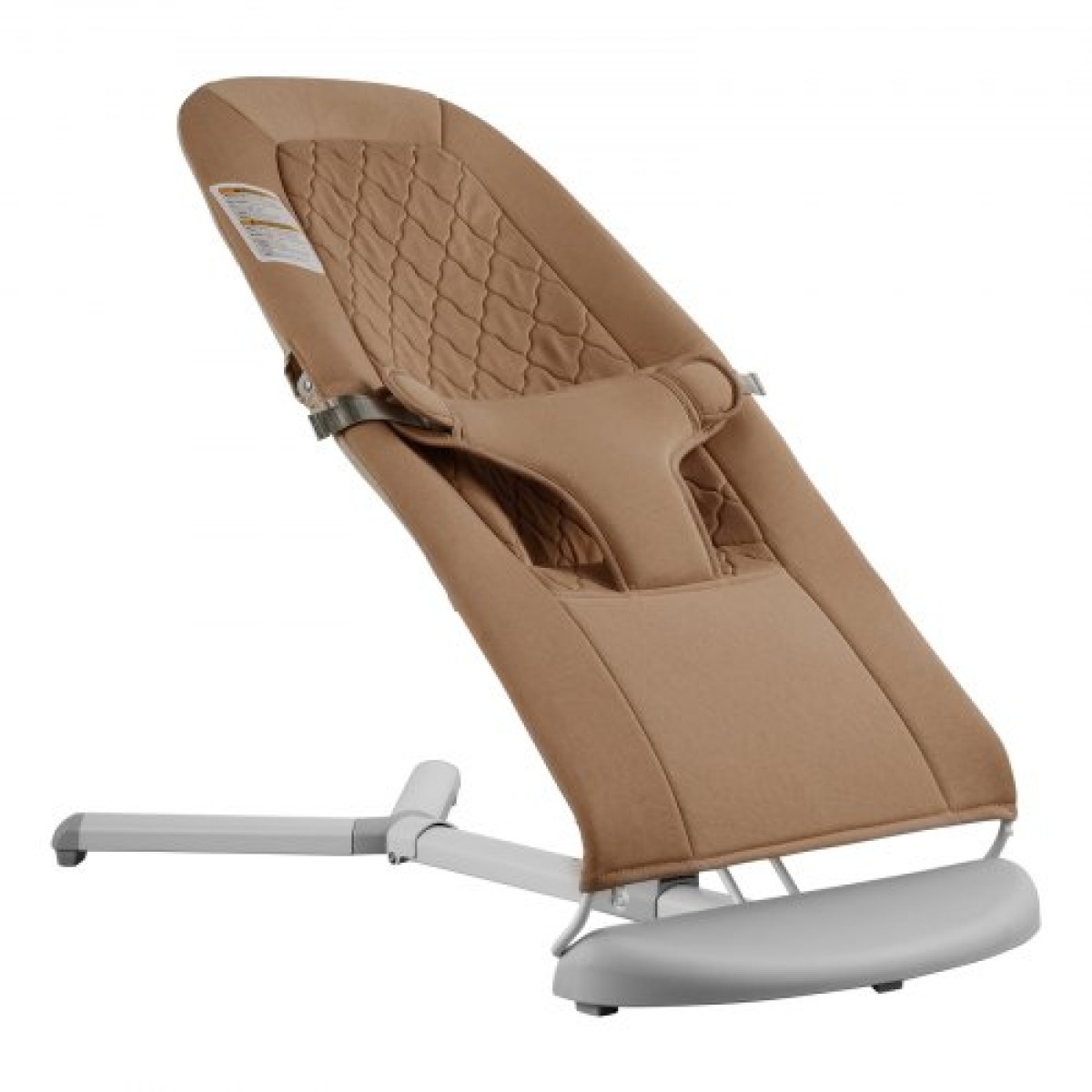 VEVOR Baby Bouncer, Πτυσσόμενο κάθισμα Bouncer για μωρά 0-9 μηνών, Καρέκλα Bouncer για νεογέννητο με 2 γωνίες ανάκλισης & λουρί 3 σημείων, φορητό βρεφικό ρολό με τσάντα μεταφοράς για εσωτερικούς χώρους, Camel