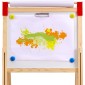 VEVOR Art Easel for Kids, 3 σε 1 Ξύλινο Παιδικό καλλιτεχνικό καβαλέτο διπλής όψεως με μαγνητικό πίνακα, μαυροπίνακα, ρολό χαρτιού, ρυθμιζόμενο όρθιο πίνακα σχεδίασης με αξεσουάρ ζωγραφικής, αποθήκευση για αγόρι κορίτσι