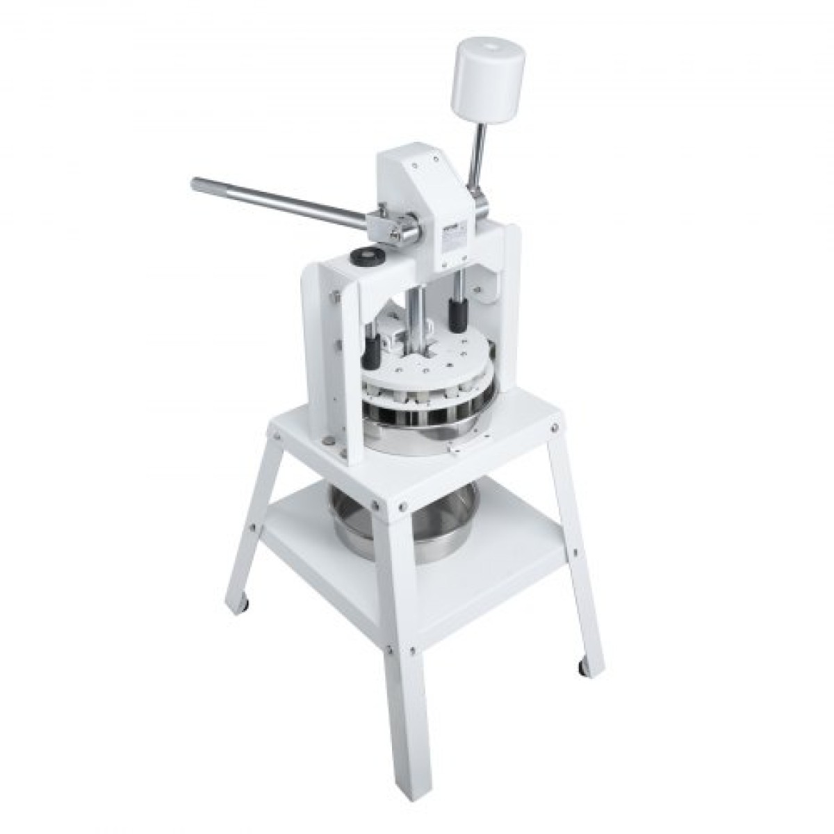 VEVOR Dough Divider Rounder, 10PCS Manual Dough Equal Divider Machine, 4,23oz - 19,75oz Χειροπίεση Κόφτης ζύμης με δίσκο και λεπίδα από ανοξείδωτο ατσάλι 304, Αρτοποιός για αρτοποιεία, εστιατόρια, εμπορικά καταστήματα