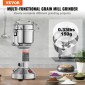 VEVOR Ηλεκτρικός μύλος σιτηρών VEVOR 150g, Εμπορικοί μύλοι μπαχαρικών υψηλής ταχύτητας 850W, Μηχανή σε σκόνη πολτοποιητής από ανοξείδωτο χάλυβα, για ξηρούς κόκκους Μπαχαρικά Δημητριακά Καφές πιπέρι καλαμποκιού, ίσιος τύπος