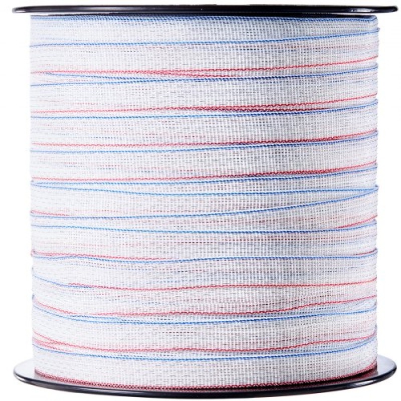 VEVOR Electric Fence Tape, 1640Ft 500M Polytape Fencing Hot Wire, 3/4" Πλάτος 6 νήματα από ανοξείδωτο χάλυβα για αξιόπιστη αγωγιμότητα, αντοχή στην υπεριώδη ακτινοβολία και στη σκουριά, φορητό πολυσύρμα για ζώα ιπποειδών βοοειδών