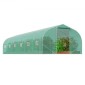 Θερμοκήπιο VEVOR Walk-in Tunnel, σήραγγα θερμοκηπίου Hoop House 29,5x9,8x6,6 ft, Hot House Plant Peaked Roof με πλαίσιο από γαλβανισμένο χάλυβα, πράσινο κάλυμμα PE, πόρτα με φερμουάρ και 12 παράθυρα για εξωτερικούς χώρους