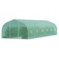 Θερμοκήπιο VEVOR Walk-in Tunnel, σήραγγα θερμοκηπίου Hoop House 29,5x9,8x6,6 ft, Hot House Plant Peaked Roof με πλαίσιο από γαλβανισμένο χάλυβα, πράσινο κάλυμμα PE, πόρτα με φερμουάρ και 12 παράθυρα για εξωτερικούς χώρους