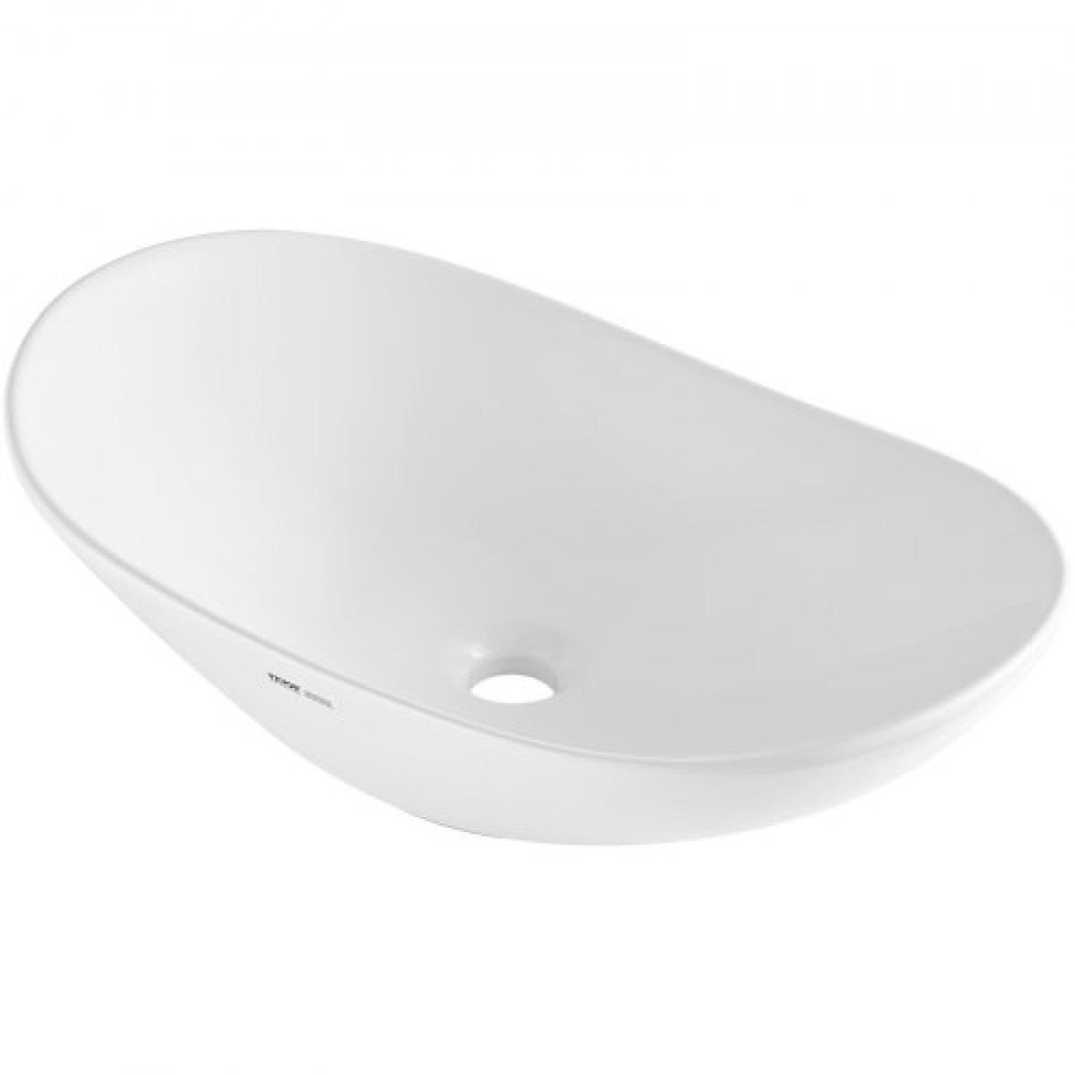 VEVOR Οβάλ Νεροχύτης Σκάφους, 23,3" x 14,2" Πάγκος Μπολ Νεροχύτης Μπάνιου, Λευκοί Κεραμικοί Νεροχύτες Μπάνιου πάνω από τον πάγκο, Νεροχύτης Μπολ με Μοντέρνο Στιλ, Καλά Συσκευασμένος για Μπάνιο, Ξενοδοχείο, Τουαλέτα, RV
