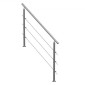 VEVOR 149,9 cm Χειρολαβές για Εξωτερικά σκαλοπάτια 3 Εγκάρσιες ράβδοι Σκάλα για Βεράντα