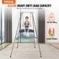 VEVOR Aerial Yoga Frame & Yoga Hammock, Professional Yoga Stand Swing ύψους 9,67 ποδιών, έρχεται με Aerial αιώρα 6,6 Yards, Μέγιστη χωρητικότητα φορτίου 551,15 lbs Εξέδρα γιόγκα για εσωτερικούς εξωτερικούς χώρους Aerial Yoga, λευκό