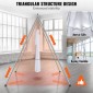 VEVOR Aerial Yoga Frame & Yoga Hammock, Professional Yoga Stand Swing ύψους 9,67 ποδιών, έρχεται με Aerial αιώρα 6,6 Yards, Μέγιστη χωρητικότητα φορτίου 551,15 lbs Εξέδρα γιόγκα για εσωτερικούς εξωτερικούς χώρους Aerial Yoga, λευκό