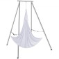 VEVOR Aerial Yoga Frame & Yoga Hammock, Professional Yoga Stand Swing ύψους 9,67 ποδιών, έρχεται με Aerial αιώρα 6,6 Yards, Μέγιστη χωρητικότητα φορτίου 551,15 lbs Εξέδρα γιόγκα για εσωτερικούς εξωτερικούς χώρους Aerial Yoga, λευκό