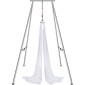VEVOR Aerial Yoga Frame & Yoga Hammock, Professional Yoga Stand Swing ύψους 9,67 ποδιών, έρχεται με Aerial αιώρα 6,6 Yards, Μέγιστη χωρητικότητα φορτίου 551,15 lbs Εξέδρα γιόγκα για εσωτερικούς εξωτερικούς χώρους Aerial Yoga, λευκό