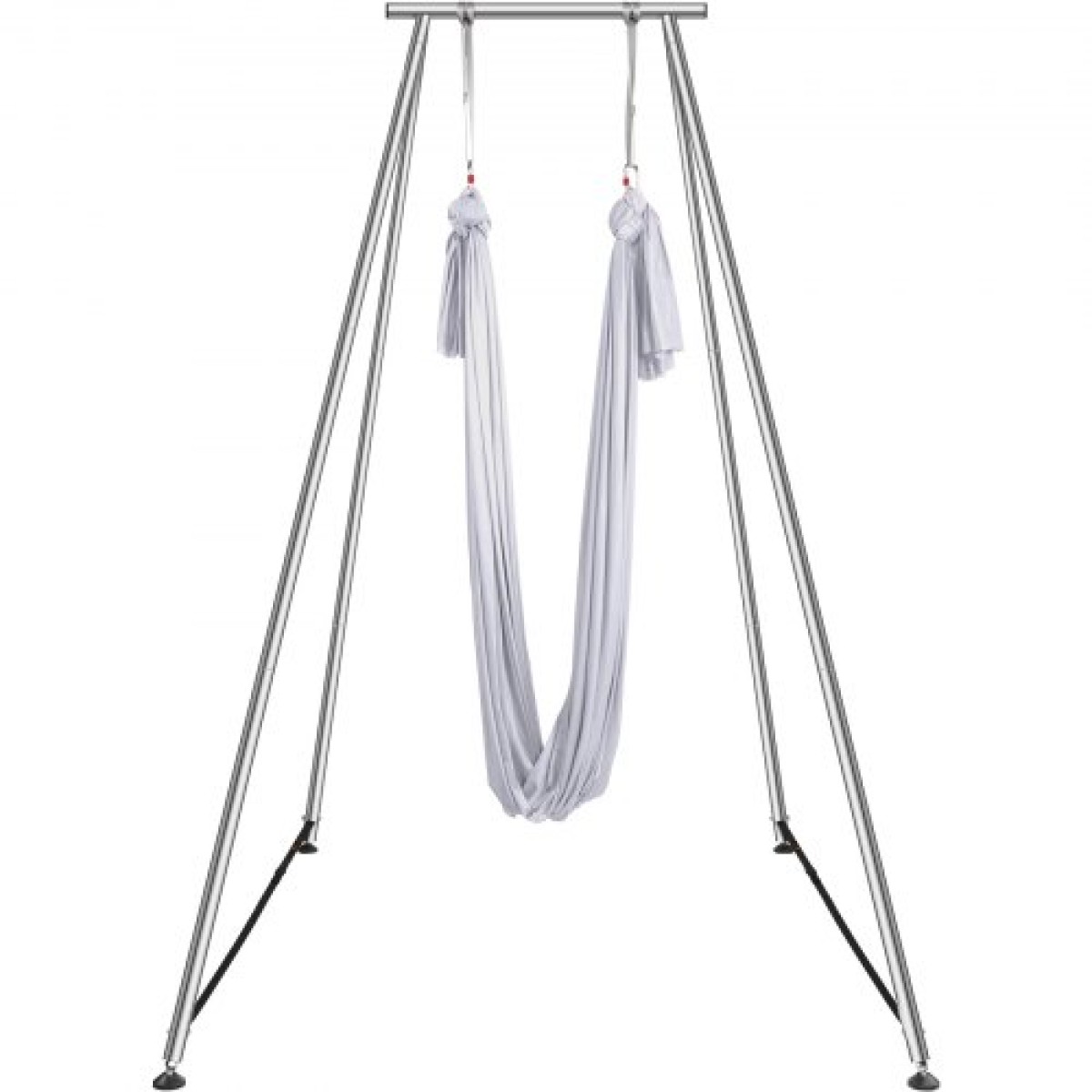 VEVOR Aerial Yoga Frame & Yoga Hammock, Professional Yoga Stand Swing ύψους 9,67 ποδιών, έρχεται με Aerial αιώρα 6,6 Yards, Μέγιστη χωρητικότητα φορτίου 551,15 lbs Εξέδρα γιόγκα για εσωτερικούς εξωτερικούς χώρους Aerial Yoga, λευκό