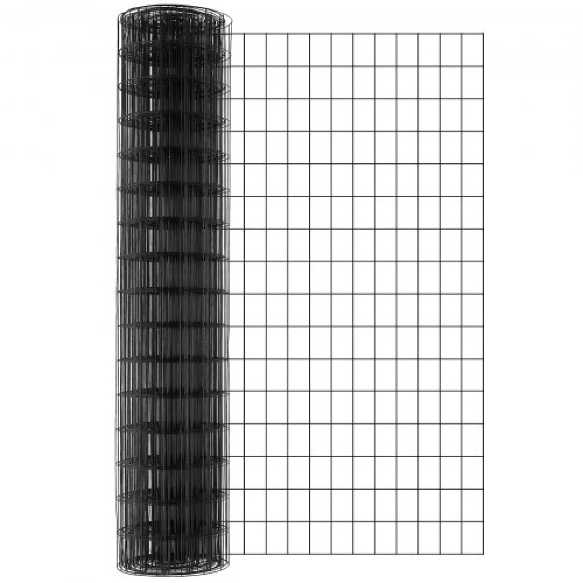 Πανί VEVOR Hardware, 1220 x 15240 mm Ρολό από γαλβανισμένο συρμάτινο πλέγμα, 16 Gauge ρολό συρμάτινο φράχτη κοτόπουλου, μεταλλικό συρμάτινο πλέγμα επικάλυψης βινυλίου για φράγμα κοτέτσι, φράχτες φιδιών κουνελιών, περιβλήματα πουλερικών