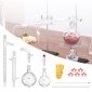 VEVOR Lab Distillation Kit, 3.3 Boro Lab Glassware Distillation Kit with 24, 40 Joint, 1000ml Esential Oil Distillation Apparatus Kit, 14 τμχ Σετ εξοπλισμού γυαλικών