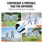 Φουσκωτή μπάλα προφυλακτήρα VEVOR 1-pack, 4FT/1,2M Body Sumo Zorb Balls για εφήβους και ενήλικες, πάχους 0,8mm PVC Human Hamster Bubble Balls για ομαδικό παιχνίδι σε εξωτερικό χώρο, παιχνίδια προφυλακτήρα Bopper για κήπο, αυλή, πάρκο