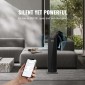 VEVOR Scent Air Machine for Home, 950ml Bluetooth Smart Diffuser Cold Air Diffuser, 3000sq.ft Waterless Essential Oil Scent Air Diffuser, Επιδαπέδιο Μηχάνημα Αρωματοθεραπείας για Μεγάλο Δωμάτιο, Γραφείο, Ξενοδοχείο