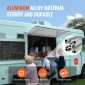 VEVOR Concession Window 36"x36", Παράθυρο σέρβις Food Truck από κράμα αλουμινίου με τέντα πόρτα & σύρσιμο άγκιστρο, παράθυρο σερβιρίσματος βάσης έως 85 μοιρών για τρέιλερ παραχώρησης φορτηγών τροφίμων, γυαλί Δεν περιλαμβάνεται