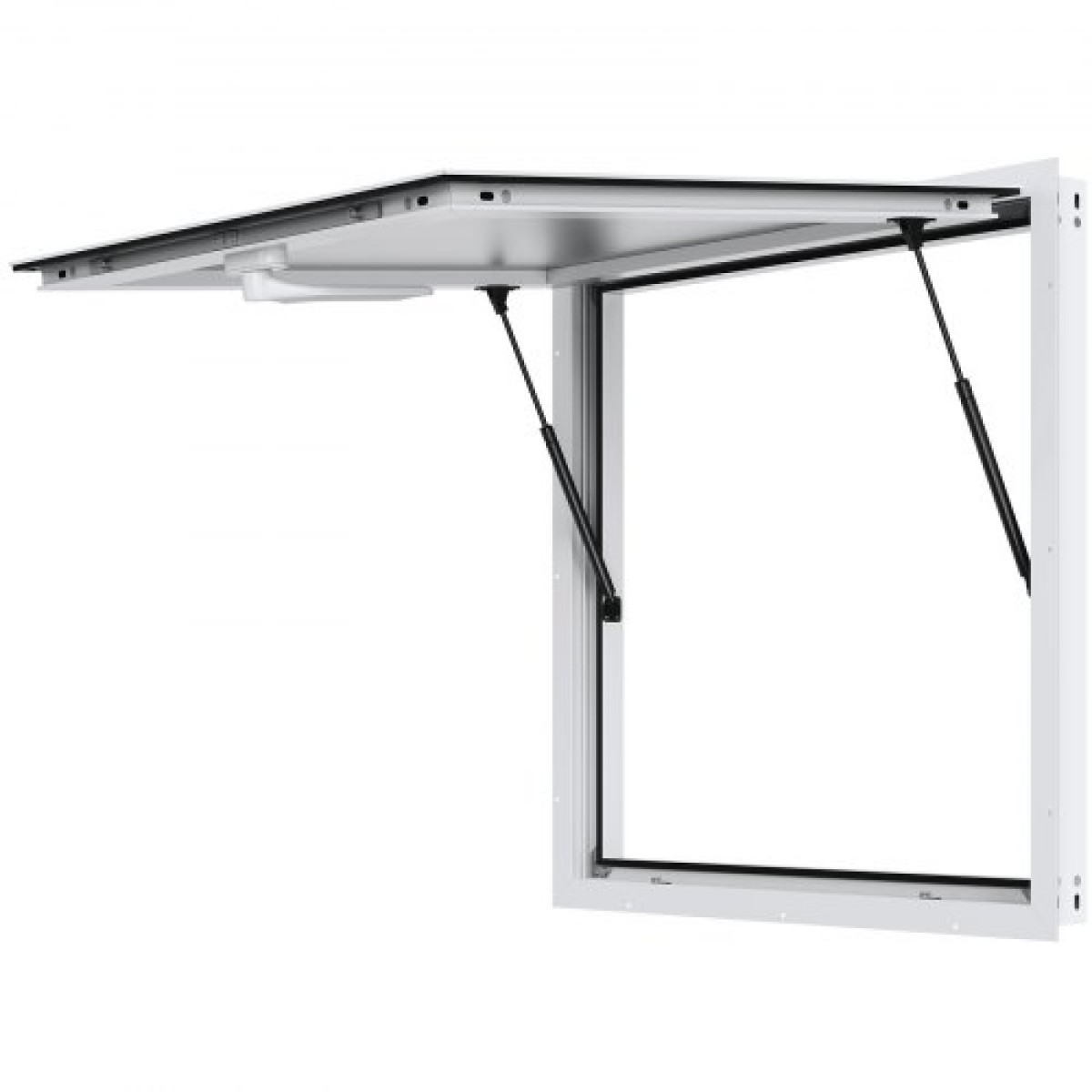VEVOR Concession Window 36"x36", Παράθυρο σέρβις Food Truck από κράμα αλουμινίου με τέντα πόρτα & σύρσιμο άγκιστρο, παράθυρο σερβιρίσματος βάσης έως 85 μοιρών για τρέιλερ παραχώρησης φορτηγών τροφίμων, γυαλί Δεν περιλαμβάνεται