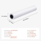 Χαρτί ευρείας μορφής VEVOR, 24 in x 150 ft Paper Plotter, 4 Rolls CAD Bond Rolls with 2 in Core, 20 LB Bond Paper Rolls, Idea for CAD Drawings, Engineering Plans, GIS Maps & Architectural Designs