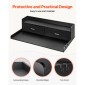 Πάγκος VEVOR 2 Drawers Washer Washer Dryer countertop με ράφι 2 επιπέδων, 54" x 27" Ξύλινο πλυντήριο και στεγνωτήριο πάγκος με αντιολισθητικά μαξιλαράκια, αδιάβροχο κάλυμμα πλυντηρίου για οργάνωση δωματίου πλυντηρίου, μαύρο
