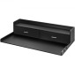 Πάγκος VEVOR 2 Drawers Washer Washer Dryer countertop με ράφι 2 επιπέδων, 54" x 27" Ξύλινο πλυντήριο και στεγνωτήριο πάγκος με αντιολισθητικά μαξιλαράκια, αδιάβροχο κάλυμμα πλυντηρίου για οργάνωση δωματίου πλυντηρίου, μαύρο