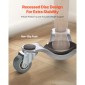 VEVOR Furniture Dolly, χωρητικότητα φόρτωσης 440 λίβρες, 3 Τροχοί Ατσάλι 6,3" Tri-dolly Heavy Duty Mover με τριγωνικό περιστρεφόμενο τροχίσκο, πάνελ από ανθρακούχο χάλυβα, Σετ εργαλείων ανύψωσης επίπλων για συσκευές, καναπές, ψυγείο