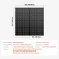 Πάνελ VEVOR Metal Pegboard, 24" x 12" Pegboard, 2 πάνελ, βαρέως τύπου Peg Board Organizer τοίχου με αξεσουάρ, για σαλόνι γκαράζ Αποθήκευση εργαλείων Οργάνωση γραφείου Craft Room Κουζίνα Σπίτι, Μαύρο
