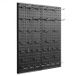 Πάνελ VEVOR Metal Pegboard, 24" x 12" Pegboard, 2 πάνελ, βαρέως τύπου Peg Board Organizer τοίχου με αξεσουάρ, για σαλόνι γκαράζ Αποθήκευση εργαλείων Οργάνωση γραφείου Craft Room Κουζίνα Σπίτι, Μαύρο