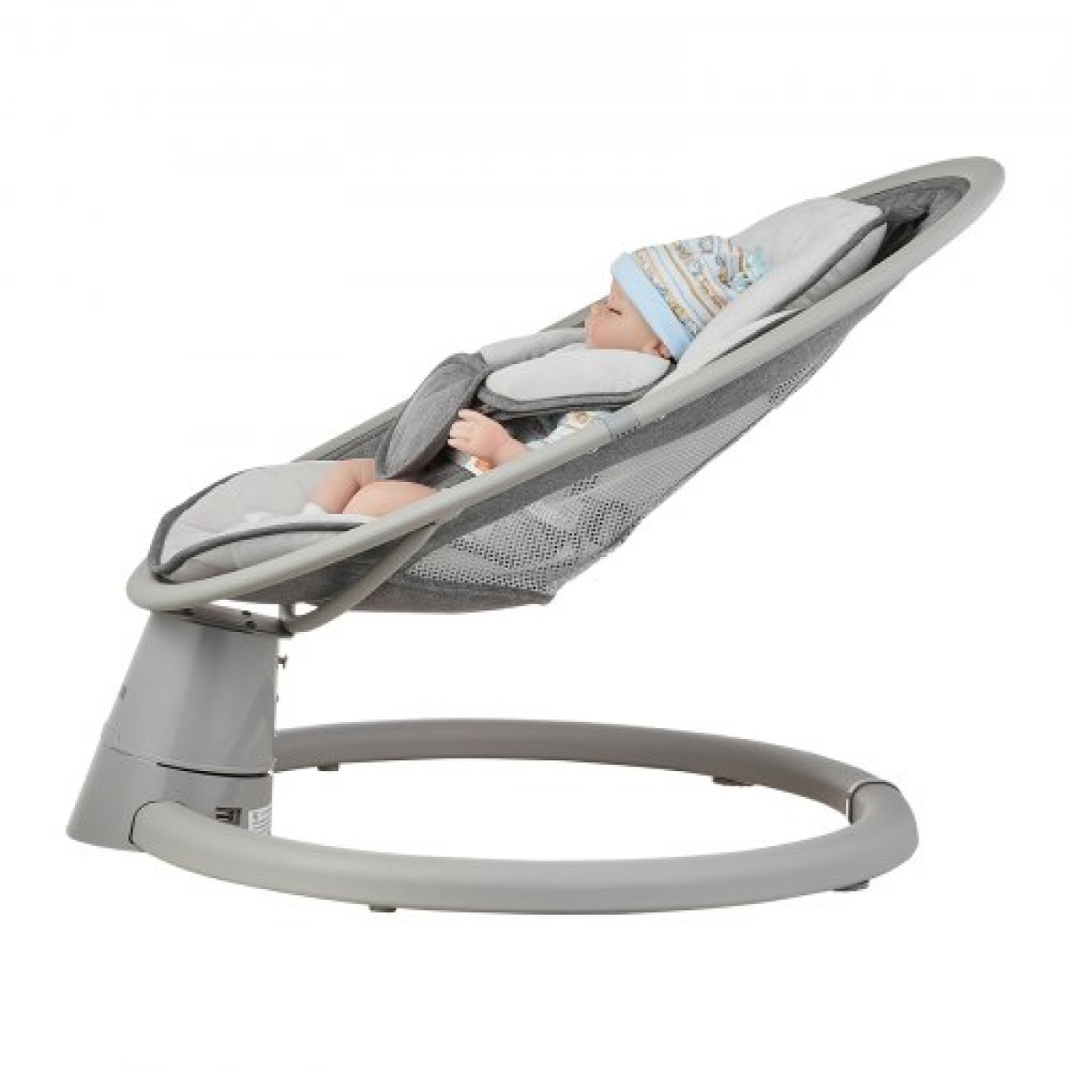 VEVOR Baby Swing, 5-τάχυτο Baby Rocker Swing, φορητή βρεφική κούνια με τηλεχειριστήριο, πάνελ αφής, μουσική Bluetooth, 10 προκαθορισμένα νανουρίσματα & ζώνη ασφαλείας 5 σημείων για 0-9 μηνών αγόρια κορίτσια έως 20 κιλά