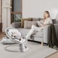 VEVOR Baby Swing, 5-τάχυτο Baby Rocker Swing, φορητή βρεφική κούνια με τηλεχειριστήριο, πάνελ αφής, μουσική Bluetooth, 10 προκαθορισμένα νανουρίσματα & ζώνη ασφαλείας 5 σημείων για 0-9 μηνών αγόρια κορίτσια έως 20 κιλά