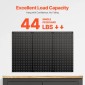 Πάνελ VEVOR Metal Pegboard, 24" x 12" Pegboard, 3 πάνελ, Ατσάλινο μανταλάκι βαρέως τύπου Οργανωτής τοίχου, για Σαλόνι Γκαράζ Αποθήκευση εργαλείων Πάγκος εργασίας Οργάνωση γραφείου Craft Room Κουζίνα Σπίτι, Μαύρο