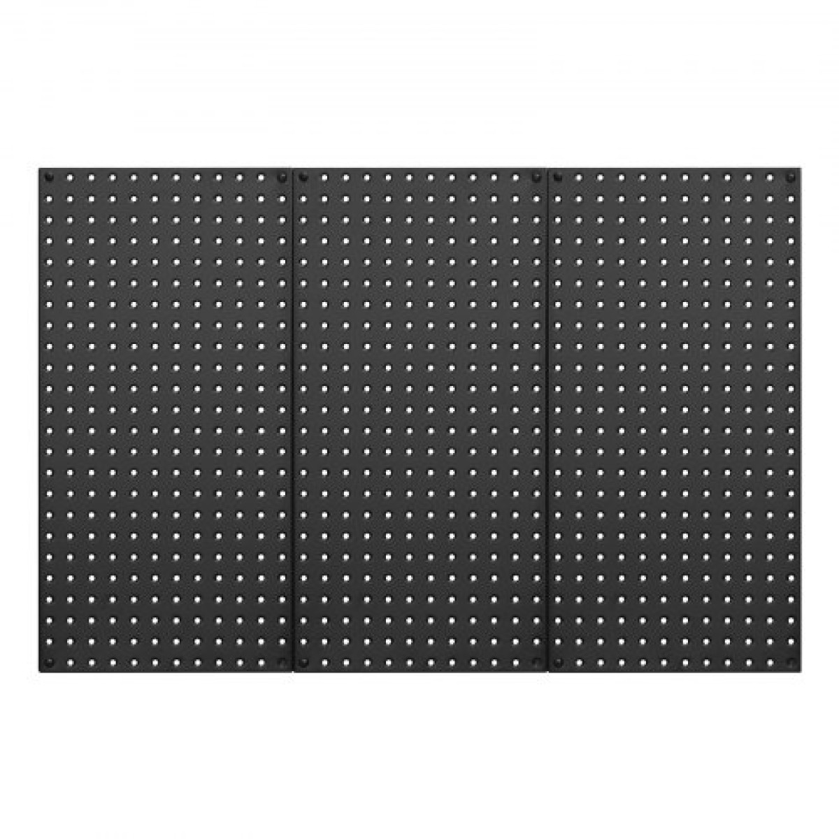 Πάνελ VEVOR Metal Pegboard, 24" x 12" Pegboard, 3 πάνελ, Ατσάλινο μανταλάκι βαρέως τύπου Οργανωτής τοίχου, για Σαλόνι Γκαράζ Αποθήκευση εργαλείων Πάγκος εργασίας Οργάνωση γραφείου Craft Room Κουζίνα Σπίτι, Μαύρο