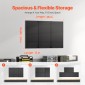 Πάνελ VEVOR Metal Pegboard, 24" x 12" Pegboard, 3 πάνελ, Ατσάλινο μανταλάκι βαρέως τύπου Οργανωτής τοίχου, για Σαλόνι Γκαράζ Αποθήκευση εργαλείων Πάγκος εργασίας Οργάνωση γραφείου Craft Room Κουζίνα Σπίτι, Μαύρο