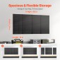 Πάνελ VEVOR Metal Pegboard, 24" x 12" Pegboard, 4 πάνελ, Ατσάλινο μανταλάκι βαρέως τύπου Οργανωτής τοίχου, για Σαλόνι Γκαράζ Αποθήκευση εργαλείων Πάγκος εργασίας Οργάνωση γραφείου Craft Room Κουζίνα Σπίτι, Μαύρο