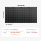 Πάνελ VEVOR Metal Pegboard, 24" x 12" Pegboard, 4 πάνελ, Ατσάλινο μανταλάκι βαρέως τύπου Οργανωτής τοίχου, για Σαλόνι Γκαράζ Αποθήκευση εργαλείων Πάγκος εργασίας Οργάνωση γραφείου Craft Room Κουζίνα Σπίτι, Μαύρο