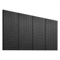 Πάνελ VEVOR Metal Pegboard, 24" x 12" Pegboard, 4 πάνελ, Ατσάλινο μανταλάκι βαρέως τύπου Οργανωτής τοίχου, για Σαλόνι Γκαράζ Αποθήκευση εργαλείων Πάγκος εργασίας Οργάνωση γραφείου Craft Room Κουζίνα Σπίτι, Μαύρο